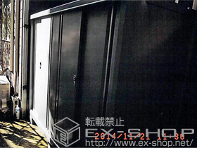 の物置・屋外倉庫 シンプリー 一般型（MJN-217D） 施工例