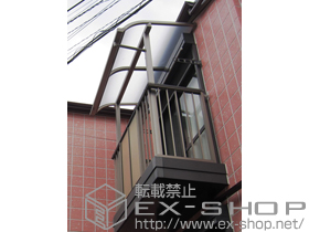 のバルコニー・ベランダ屋根 ライザーテラスII R型 屋根タイプ 単体 積雪〜20cm対応 施工例