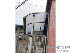 のバルコニー・ベランダ屋根 ライザーテラスII R型 屋根タイプ 単体 積雪〜20cm対応 施工例