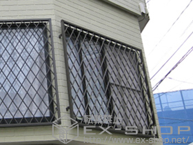 の面格子・窓格子 アルミ面格子 ヒシクロス 施工例