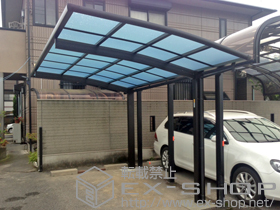 のカーポート レイナポートグラン 積雪〜20cm対応 施工例