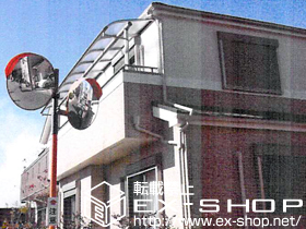 のバルコニー・ベランダ屋根 プレシオステラス R型 屋根タイプ 連棟 積雪〜20cm対応 施工例