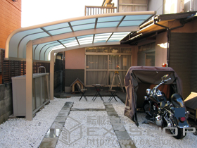 のカーポート レイナキャップポートグラン　積雪〜20cm対応 施工例