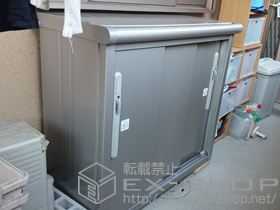 の物置・屋外倉庫 エスモ 一般型(ESD-1205YGL) 施工例