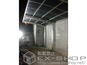 のカーポート レイナポートグラン 延長　積雪〜20cm対応＋延長用　着脱式サポート 施工例