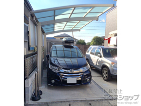 のカーポート レイナポートグラン　積雪〜20cm対応＋サイドパネル＋着脱式サポート 施工例