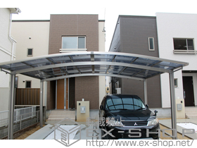 のカーポート カーブポートシグマIII ワイド 積雪〜20cm対応 施工例