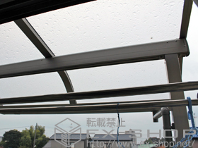 のバルコニー・ベランダ屋根 ライザーテラスII R型 屋根タイプ 単体 積雪〜20cm対応 施工例
