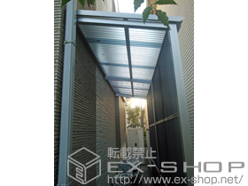 のバルコニー・ベランダ屋根 ストックヤードII オープンタイプ 積雪〜20cm対応 施工例