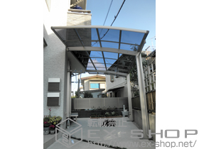 のカーポート レイナポートグラン　積雪〜20cm対応＋着脱式サポート柱 2本入り 施工例