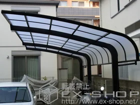 LIXIL リクシル(トステム)のカーポート テールポートシグマIII 延長 積雪～20cm対応 施工例