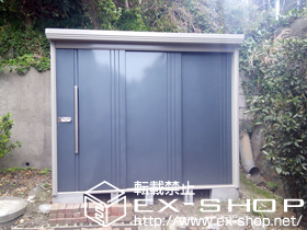 の物置・屋外倉庫 Mr.ストックマンダンディ 一般型 結露減少型(ＮＤ-Ｚ2519 J)＋吊下げフック壁パネル20用 施工例