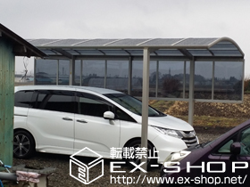 のカーポート レイナワンポートグラン　積雪〜20cm対応＋サイドパネル 施工例