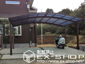 のカーポート プレシオスポート ワイド 積雪〜20cm対応 施工例