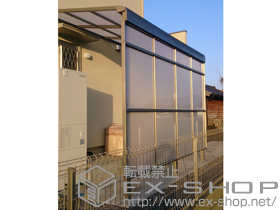 のストックヤード サンクストックヤード F型 パネルタイプ スクリーン仕様  積雪〜20cm対応 施工例