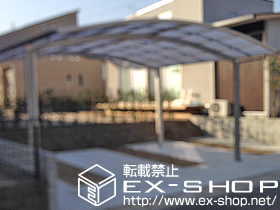 のカーポート プレシオスポート ワイド 積雪〜20cm対応 施工例