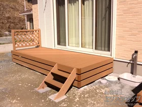 YKKAP�̃E�b�h�f�b�L ���E�b�h�f�b�L 200�{���E�b�h�X�e�b�v5�^ S�^�C�v(2�i)�{���E�b�h�f�b�L�t�F���X2�^�����`�X�i�q���{�����͂� 2�i ���ʁE�����ʃ^�C�v �{�H��