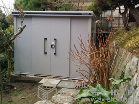 の物置・屋外倉庫 エルモ 一般型(LMD-2529) 施工例