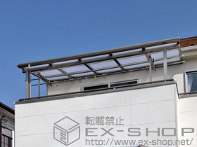 のバルコニー・ベランダ屋根 パワーアルファ F型 屋根タイプ 単体 積雪〜30cm対応 施工例