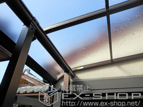 のバルコニー・ベランダ屋根 ＜1＞プレシオステラス R型 屋根タイプ 単体 積雪〜20cm対応 施工例