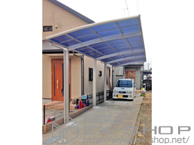 のカーポート レイナポートグラン 縦連棟　積雪〜20cm対応 施工例