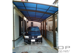 のカーポート プレシオスポート 縦連棟 積雪〜20cm対応 施工例