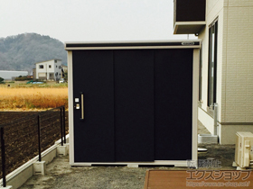 の物置・屋外倉庫 エルモ 一般型 2220×1520×2120（LMD-2215） 施工例