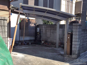 のカーポート プレシオスポート 積雪〜20cm対応＋着脱式サポート 施工例