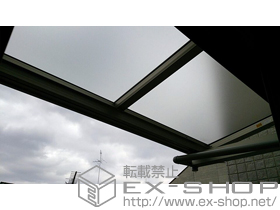 のバルコニー・ベランダ屋根 ヴェクターテラス F型 ルーフタイプ 単体 積雪〜20cm対応 施工例