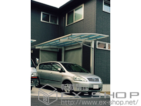 のカーポート レイナポートREグラン 前下がり 積雪〜20cm対応 施工例