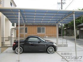 のカーポート レイナポートグラン　積雪〜20cm対応＋ 着脱式サポート 施工例
