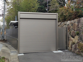 のガレージシャッター シャッターゲート FX2型 電動式 施工例