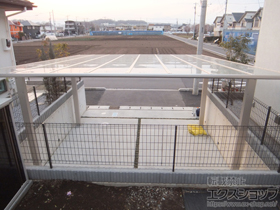 のカーポート エフルージュ ツイン 積雪〜20cm対応 施工例