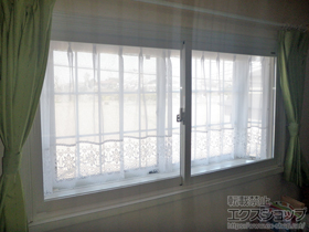 の二重窓（内窓） インプラス(ダストバリア)引き違い窓2枚建て 施工例