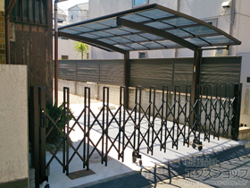 のカーポート プレシオスポート 積雪〜20cm対応＋着脱式サポート 施工例