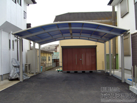 のカーポート レイナツインポートグラン 延長　積雪〜20cm対応 施工例