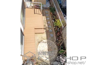 YKKAP�̃E�b�h�f�b�L ���E�b�h�f�b�L 200+�i���Z�b�g �Б��ʃ^�C�v 1�i+�V���v�����_���f�b�L�t�F���X2�^�����i�q2�{�^�C�v�� �{�H��