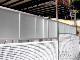 のフェンス・柵 ライシスフェンスP型 フリーポールタイプ 施工例