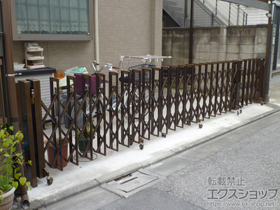 のカーゲート クレディアコー 2型 ノンレール 両開き親子 580Ｗ 施工例