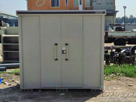 の物置・屋外倉庫 エルモ 一般型 2570×1870×2360(LMD-2518H CB) 施工例