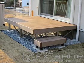 LIXIL ���N�V��(�g�X�e��)�̃E�b�h�f�b�L ���X�g�X�e�[�W ���[�܂�{�Ɨ��X�e�b�v �{�H��