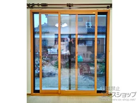 LIXIL リクシル(トステム)の内窓（二重窓・二重サッシ） インプラス(ダストバリア)引き違い窓2枚建て 施工例