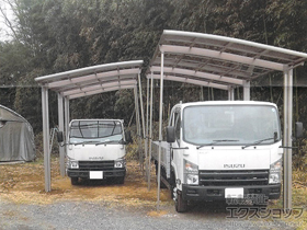 のカーポート カーブポートシグマIII 延長 積雪〜20cm対応 施工例