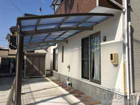 のカーポート ネスカR (ラウンドスタイル) 縦連棟 積雪〜20cm対応 施工例