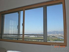 の二重窓（内窓） インプラス ダストバリア仕様 引違い窓 2枚建 施工例