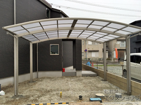 のカーポート プレシオスポート ワイド 積雪〜20cm対応 施工例