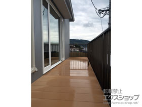 のウッドデッキ バルコニー用リウッドデッキ 200 施工例