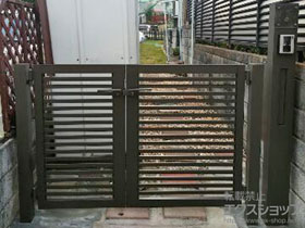 の機能門柱・ポスト ファンクションユニット ウィルモダンスリム 施工例