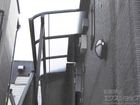 のバルコニー・ベランダ屋根 スピーネ R型 屋根タイプ 単体 積雪〜20cm対応 施工例