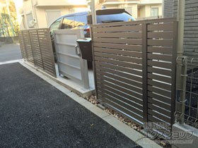 門扉のアーキスライドシリーズ施工例一覧 門扉ならエクスショップ